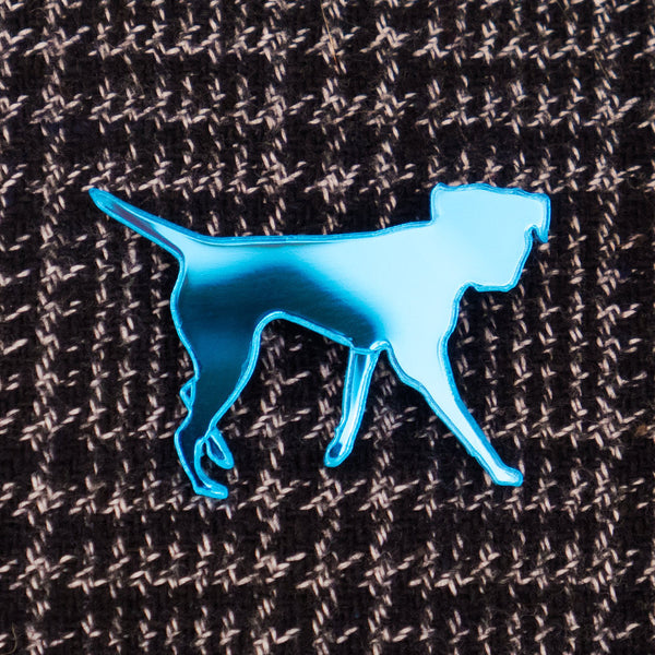 Blues Rok Border Terrier Brooch - Rokford