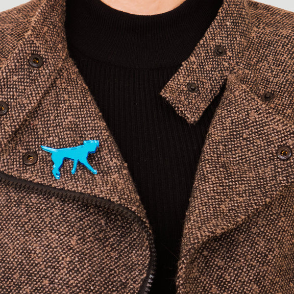 Blues Rok Border Terrier Brooch - Rokford