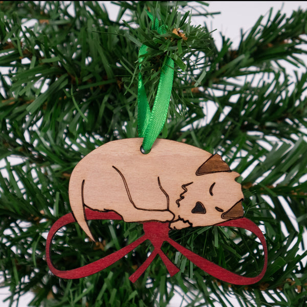 Christmas Croissant - Border Terrier Christmas decoration