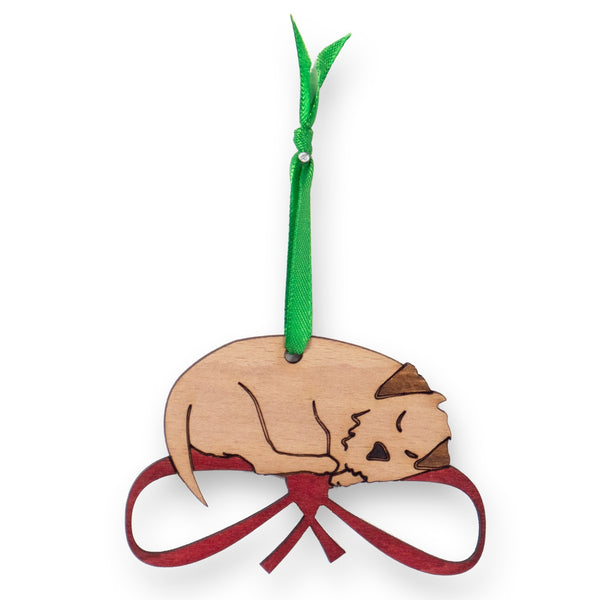 Christmas Croissant - Border Terrier Christmas decoration