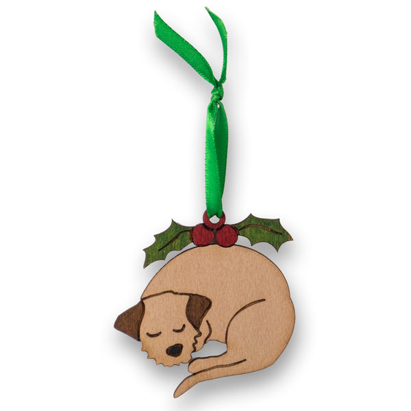Christmas Croissant - Border Terrier Christmas decoration