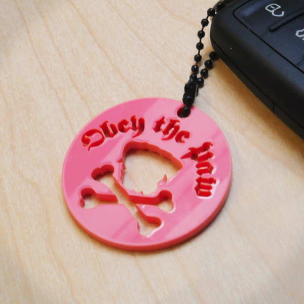 Obey the Paw keyring