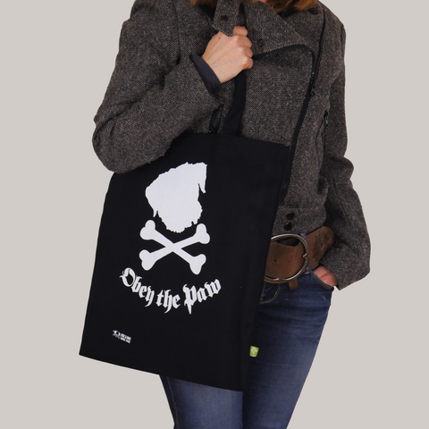 Obey the Paw - tote bag